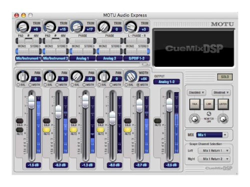 DTM・DAW MOTU AudioExpress Motu Interfejs Audio Express