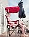 LET'S CAMP Camp Chair with Shade Canopy Folding Camping Recliner Chair with Carry Bag for Outdoor Camping Hiking Beach, Heavy Duty 350 LBS