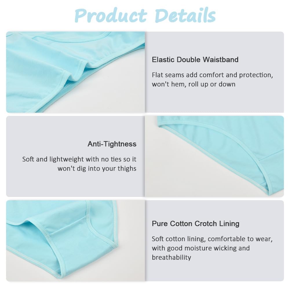 flintronic Slip Donna, Mutande Donna Cotone Vita Media, Mutandine Traspiranti, Intimo Elastico a Vita Medio-Bassa, Mutande Cotone Donna, Pacco da 6