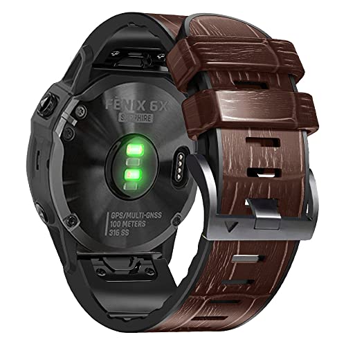 Bracelet silicone 26mm Garmin Fenix 7X pour le sport et les sorties outdoor