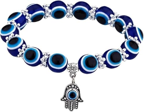 Beaded Evil Eye Bracelet for Men and Women Stylish Fashion Accessory