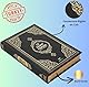 Imani Aksa Heiliger Koran, arabisch, französisch, übersetzt und mit Anmerkungen in Französisch und ein muslimischer Gebetsteppich (schwarz)