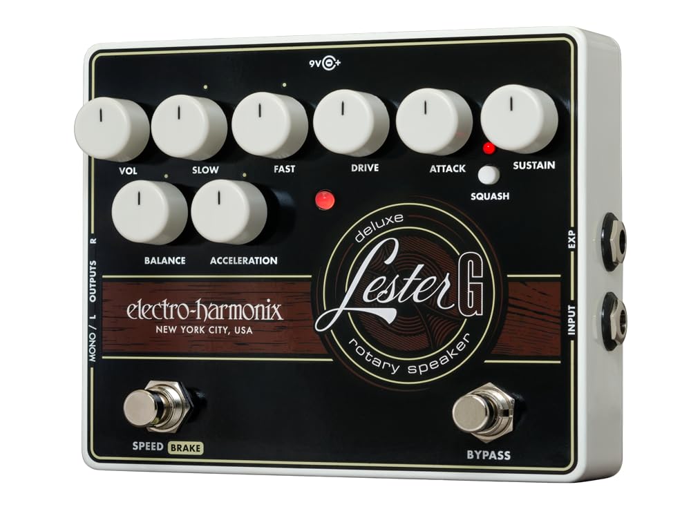 ギター Electro-Harmonix Deluxe Electric Amazon.com: Electro-Harmonix Lester-G Deluxe Rotary Speaker