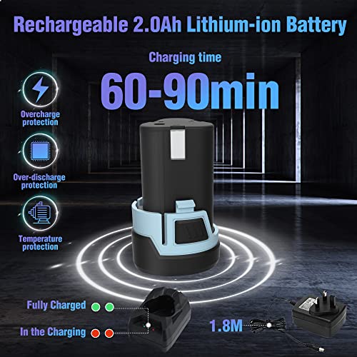 WORKPRO Cordless Rotary Tool kit 12V, Rotary Tool Set with 114 PCS Accessories, 5 Gears Variable Speed 7500-32000RPM, Powerful Engraver, Sander, Polisher, Perfect for DIY and Handmade 5 WORKPRO Cordless Rotary Tool kit 12V, Rotary Tool Set with 114 PCS Accessories, 5 Gears Variable Speed 7500-32000RPM, Powerful Engraver, Sander, Polisher, Perfect for DIY and Handmade - Image 5