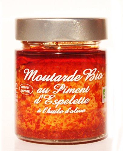 Moutarde bio saveur piment d'espelette Cover