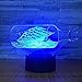 Produktbild Nachtlicht 3D-Schlaflampe Die Black Pearl Ship Boat 3D-Nachtlicht-Acryl-LED-Lampe 7-Farben-Wechselspielzeug für Kinder Weihnachtsgeschenk