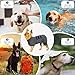 BASVII Hundebademantel aus Mikrofaser, Bademantel Hund Extra SaugfäHig und Schnell Trocknendes mit Klettverschluss und Verstellbarem Schrumpfband, für Große Mittel und Kleine Hunde