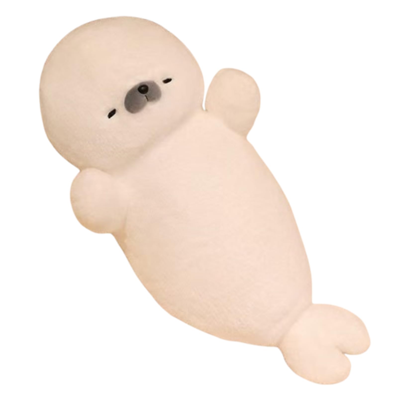 JORCEDI Seal Plush,Chubby Blob Seal Pillow, Stuffed Animals Sealplush Toy,Niedliche Cartoon Robbe Kissen GefüLlt PlüSch PlüSchtier Kuscheltier FüR Babys, Jungs, MäDchen Und Erwachsene. (70cm,mimi)