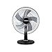 Termozeta Ventilatore da tavolo 40cm 5 pale nero/cromo/grigio
