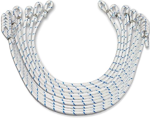 FBS Fahnenschlingen 20 Stück Fahnenführungsringe für Fahnen I Fahnenmasten bis 100 mm Durchmesser I zur Fahnenbefestigung von Flaggen am Fahnenmast