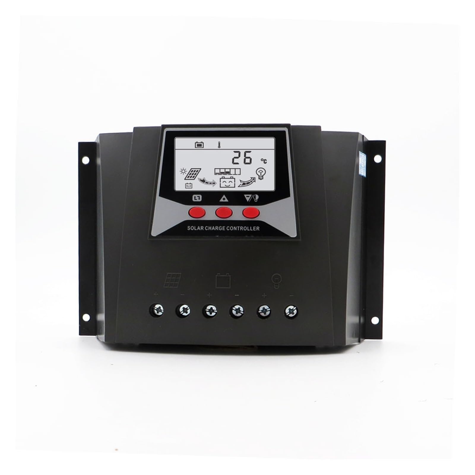 CUDTAPI 60/50A 48V 36V 24V 12V Battery Charger Solar Charge Controller PWM Solar Battery Charger Regulators With LCD Display 5V(30A 12V 24V)