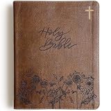 Hand Illustrated & Laser Engraved NIV Journaling Bible, Personalized Gift, Custom Name Engraving Available