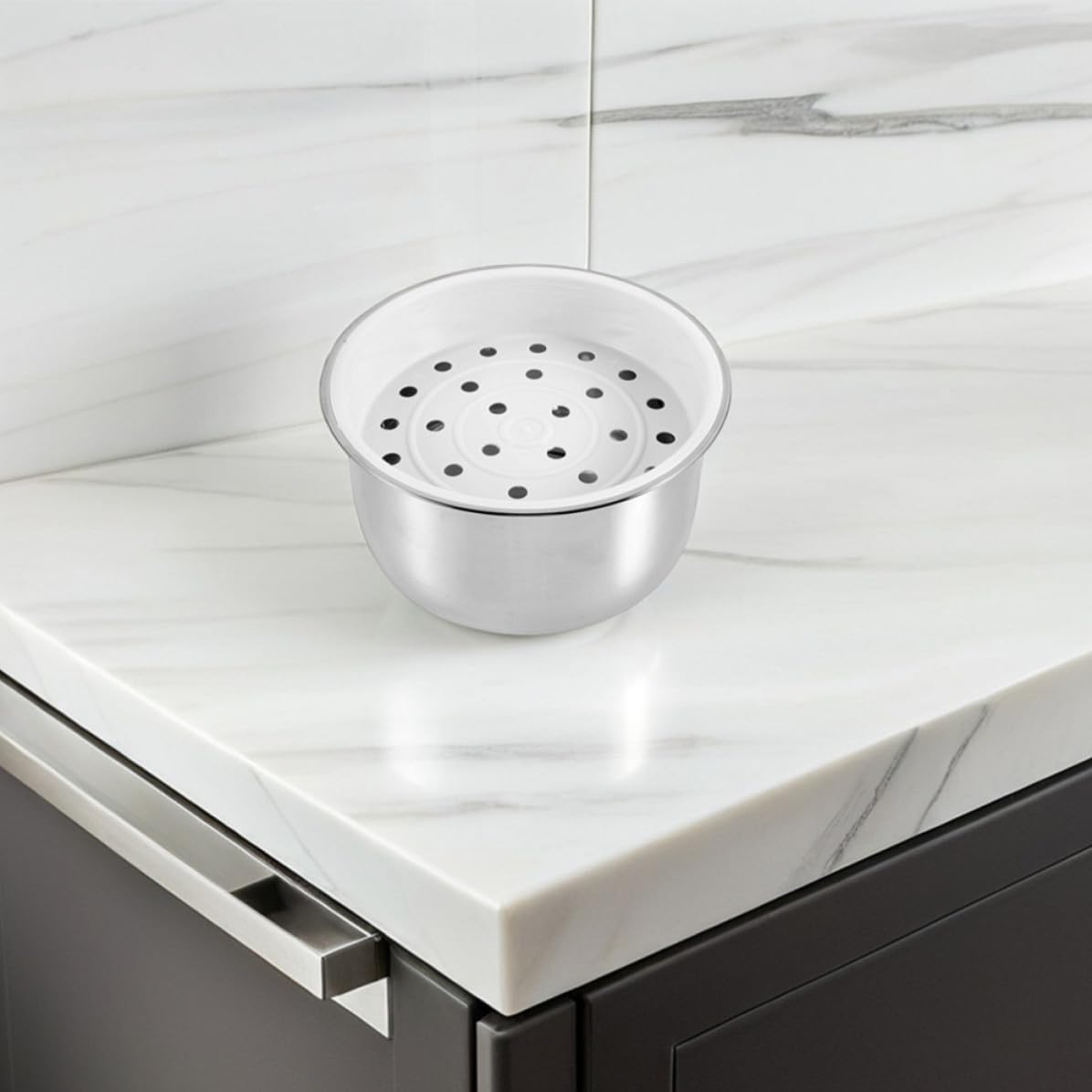 Casserole de Remplacement pour Cuiseur à Riz 4 L en Acier Inoxydable