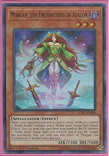 Yu-Gi-Oh! Morgan, Enchantress Of Avalon Card – SOFU-EN089 Ultra Rare 1st Edition - View #10