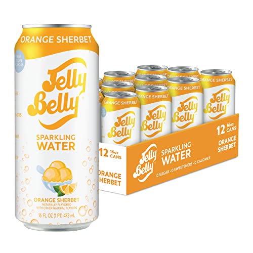 Taste the Fizzy Citrusy Flavor of Jelly Belly Orange Sherbet Sparkling