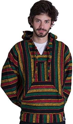 Orizaba Original Baja Hoodie | 16 CLASSIC COLORS | Drug Rug | Hippie Surf Poncho
