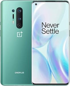 OnePlus 8 Pro Smartphone Glacial Green 6.78 Inches 3D Fluid AMOLED 120Hz, 12GB RAM + 256GB, Quadruple Camera, Fast Wireles…
