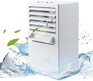 Air Cooler Mini Portable Air Conditioner Fan Noiseless Evaporative Air Humidifier for Room