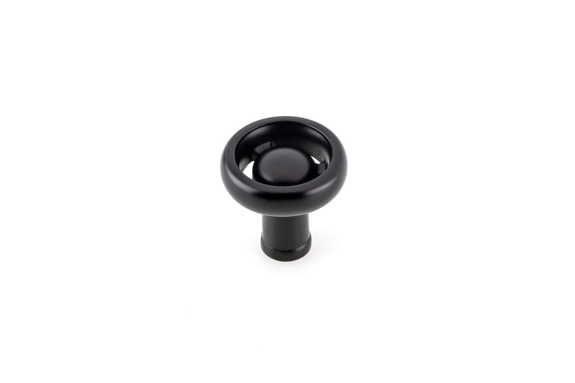 Pomo negro mate Richelieu BP220936900 de alta resistencia