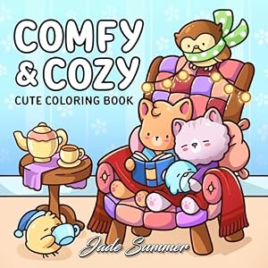 Amazon.com: Cozy Friends: Coloring Book for Adults and Teens Featuring ...