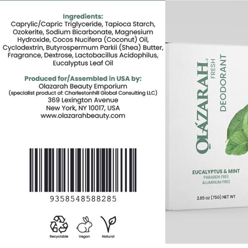 Desodorante Antitranspirante Stick Eucalipto y Menta 75 g miniatura 3