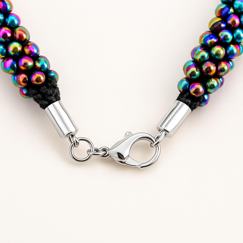 アクセサリー KRM0005 Amazon.com: Mandala Crafts Stainless Steel 3mm Cord End Caps with