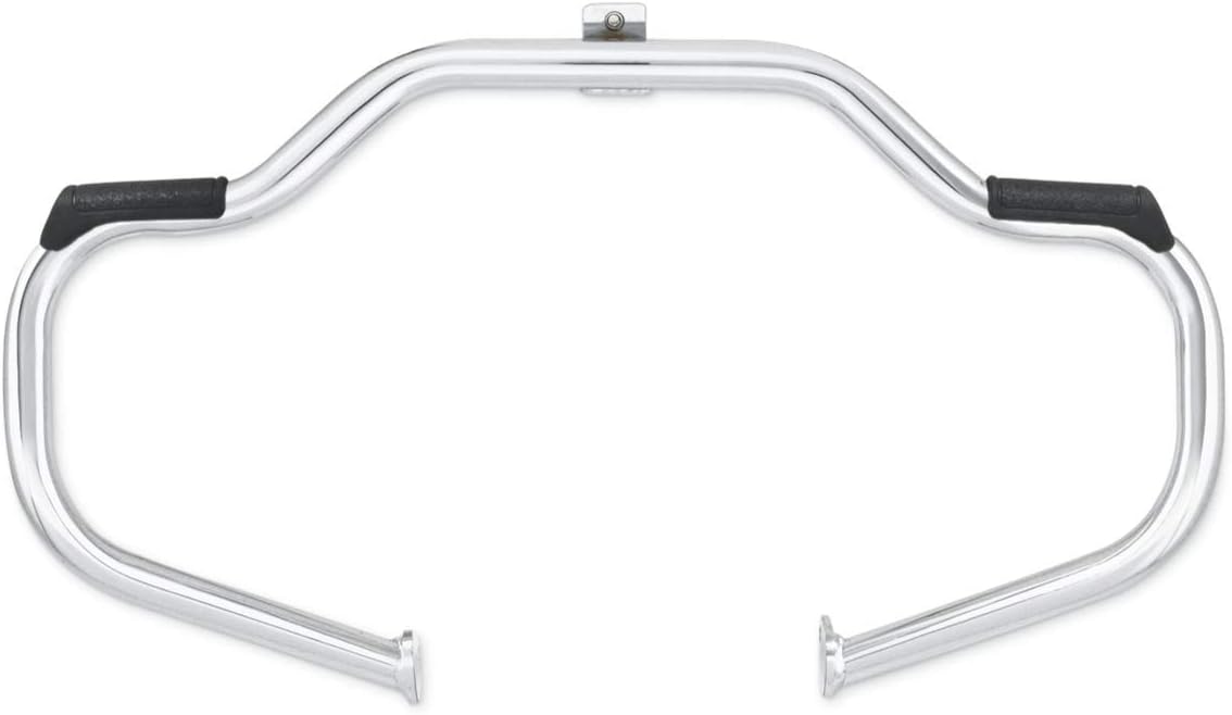 CHROME HARLEY DAVIDSON MUSTACHE ENGINE GUARD HIGHWAY BAR CRASH BARS TOURING ref# 49155-09B 09 09A 2009-2024 STREET GLIDE TRIKE HD ROAD KING ULTRA ROADKING ELECTRA CLASSIC TRI RUBBER FOOT RESTS PEG NEW