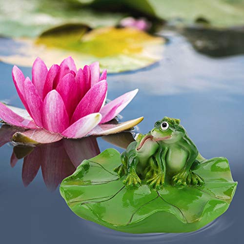Yctze Figura de Animales Flotantes para Piscina y jardín: Decoración de Resina Sintética Realista para Bañeras, Estanques y Espacios Al Aire Libre