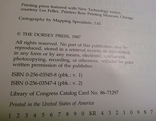 America's History to 1877 0256035458 Book Cover