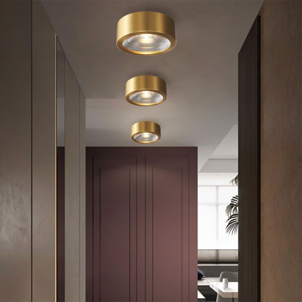 IOEDHW Modern Minimalist Ceiling Downlight – 5W/7W/12W LED, Surface Mount, Anti-Glare, 120° Beam, 90Ra, Aluminum
