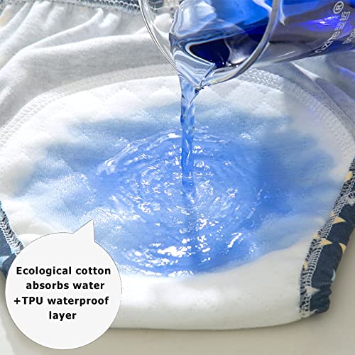 ملابس داخلية لتدريب استخدام المرحاض من بيونتي، 10 قطع، مقاس كبير، للأطفال الصغار