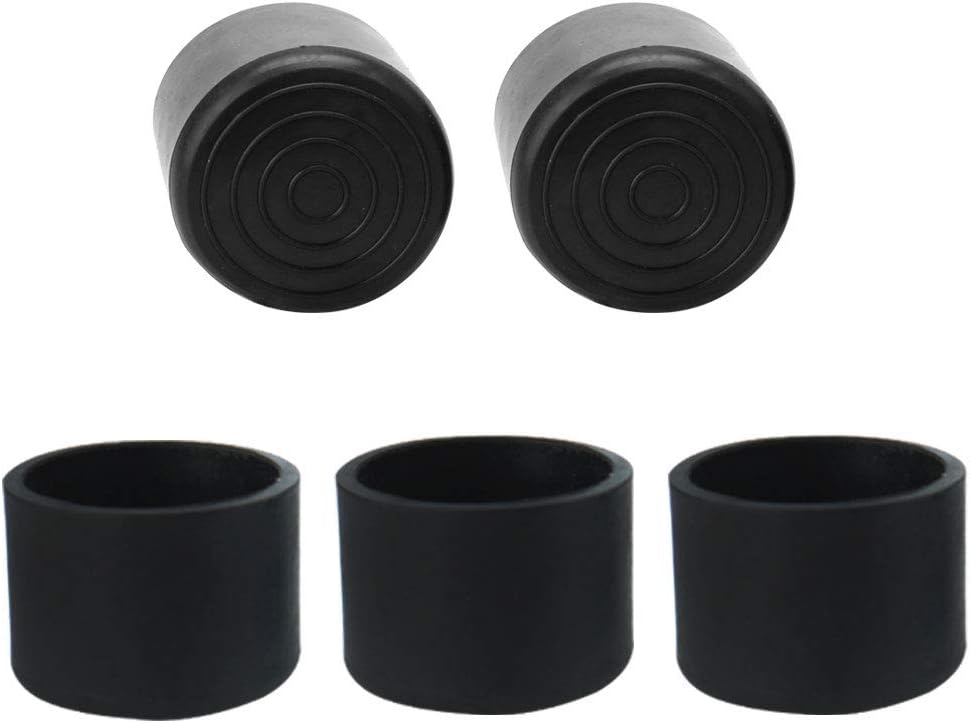 uxcell 11/2 Inch 39mm Round Chair Leg Tips Caps Pads Wood Floor