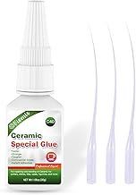 30g Ceramic Glue, Instant Ceramic Super Glue for Porcelain and Pottery Repair, Fast Drying | Heat Resistant | Waterproof Strong Adhesive for Bonding Ceramic, Dishes, Tiles, DIY Crafts
