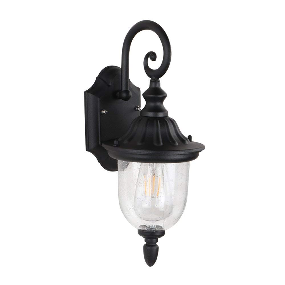 Lampe murale rustique étanche et rétro pour éclairage extérieur de balcon et jardin