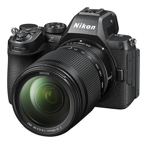 Nikon Z5II + Z 24-200 + Lexar SDXC 128GB, Fotocamera Mirrorless, CMOS FX da 24.5 MP, Pieno Formato, Mirino OLED Quad-VGA EVF, LCD 3.0
