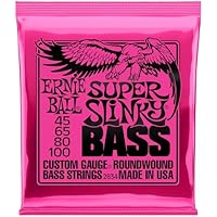 Ernie Ball Super Slinky - Cuerdas para bajo eléctrico,