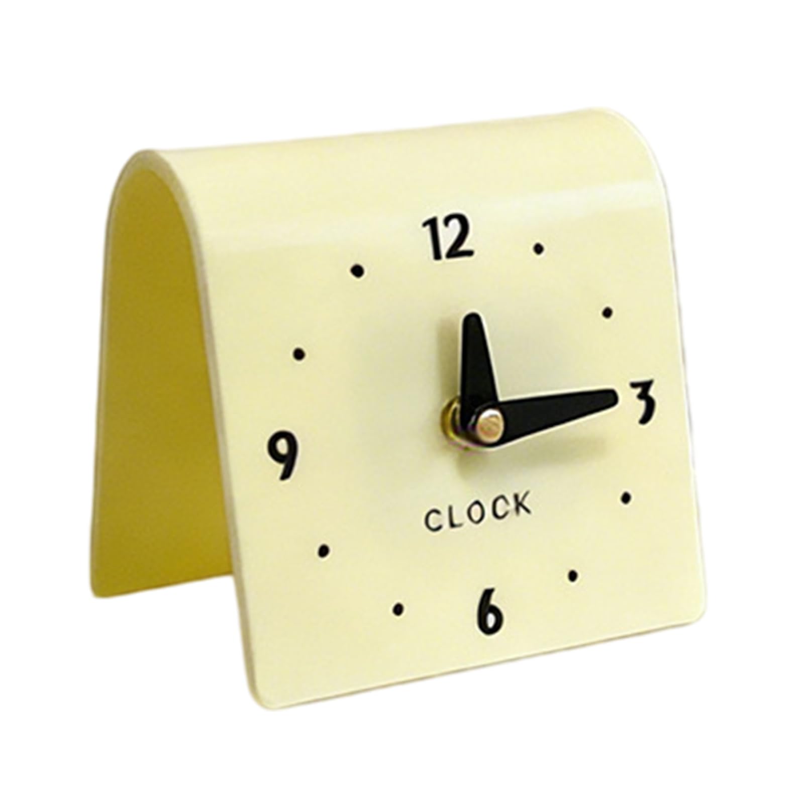 Tsophreniq Battery Operated Desk Clocks Silents Not Ticking Analog Small Clock Decorative Tabletop Clock for Bedside Bedroom Kitchen Small Desk Clocks Battery Operated