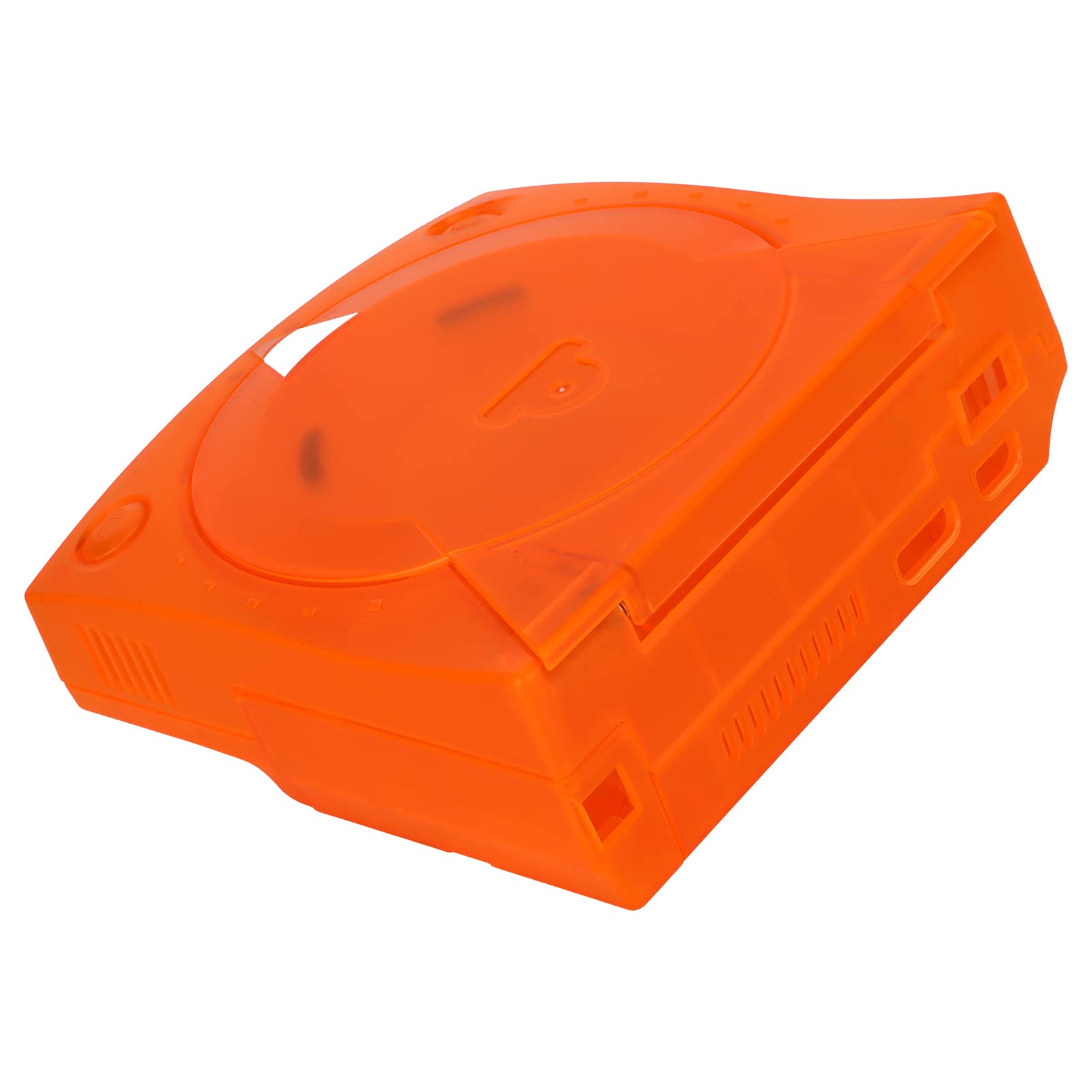 Yoidesu Guscio Protettivo per Console di Gioco, Guscio in Plastica Arancione Traslucido, Sostituzione del Guscio Compatibile con Dreamcast DC