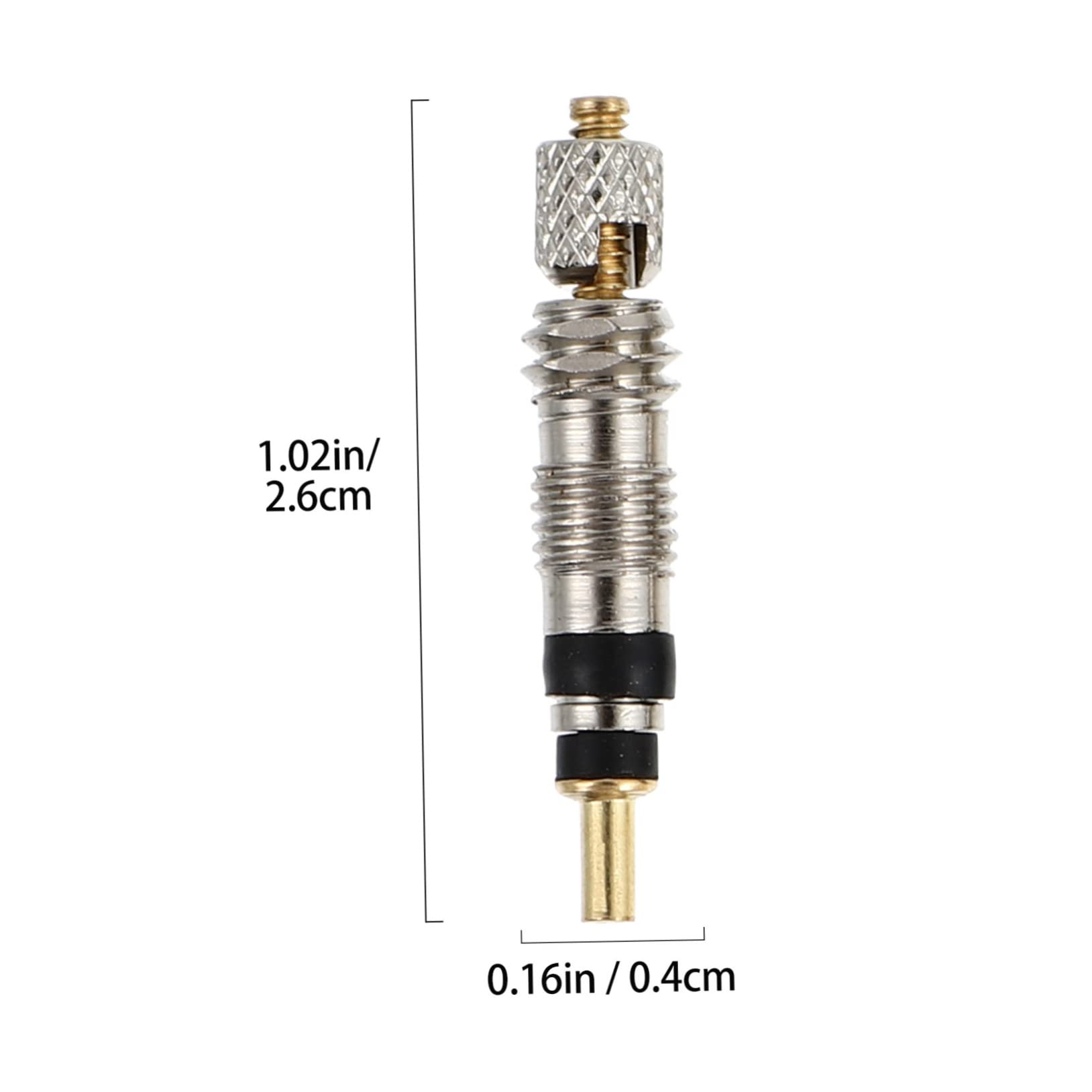 POPETPOP 12Pcs Bike Core Replacement with Tools Durable Tubeless Valve Cores for Easy Installation Bicycles Compatible with French Valve Systems