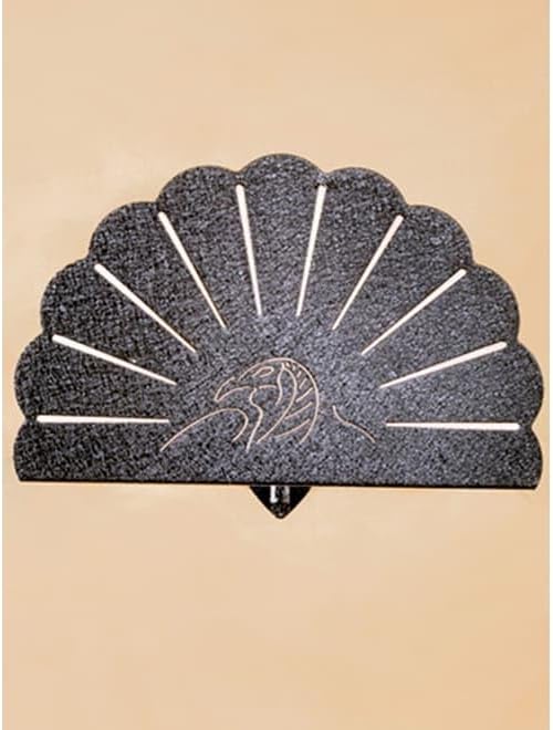 Skull Hooker Turkey Hooker Wall Mount Bracket – Matte Black Finish Turkey Display Mount for Wild Turkey Trophy Mounting image 3