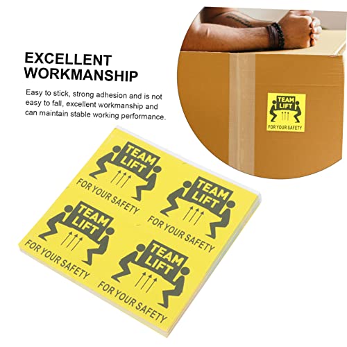 VILLFUL 100 peças de adesivos de excesso de peso logistics America adesivos adesivos Team Lift Requi