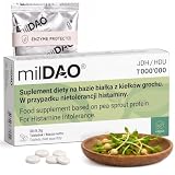 milDAO® Wegański enzym DAO 1 000 000 HDU na tabletkę – 30 tabletek