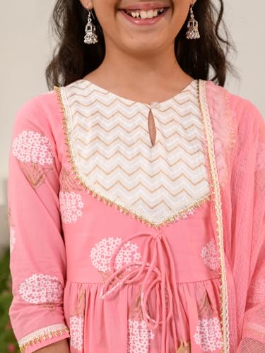 Image of Pspeaches Girls Kurta And Pant With Dupatta