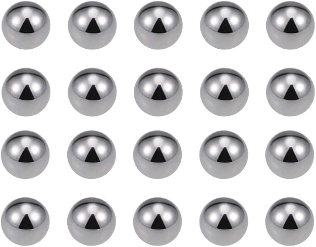 sourcing map 10mm Carbon Steel Bearing Balls Precision Balls 50pcs