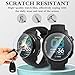 HUADU Watch Screen Protector Compatible for Coros Pace Pro, Tempered Glass Film Anti Scratch High Definition Full Coverage and Soft TPU Protective Case