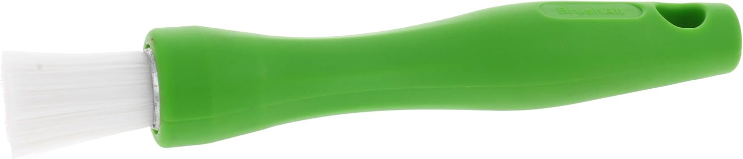 3 Pack (Stainless Steel + Nylon) BrushAll® Wire Hand Brush with Ergonomic Handle and Tightly Packed Bristles for Kitchen, Garage, Indoor, Outdoor Patent Pending