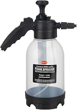 RAJA 2 Litre Manual Foam Sprayer | Hand Pressure Pump Spray Bottle with Adjustable Nozzle | High Foaming Sprayer for Car & Bike Wash, Home & Garden Cleaning | Durable Black 2L