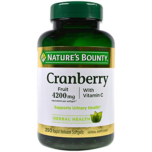 Cranberry Pills w/ Vitamin C by Nature's Bounty, Supports Urinary & Immune Health