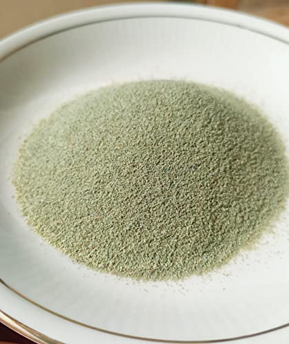 Green Agate Natural Gemstone Fine Crushed Powder, Mineral Art, Craft and Art Supplies,10 Gram/ 50 Ct