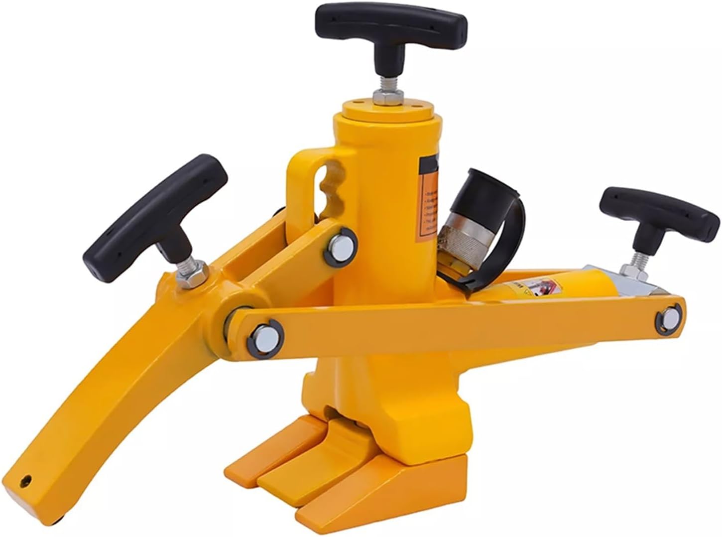 10-Ton Hydraulic Bead Breaker | Pneumatic Tire Removal Tool for Truck Tire Change | 14-26" Rim Range | Foot-Pump Power